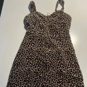 Size small animal print dress